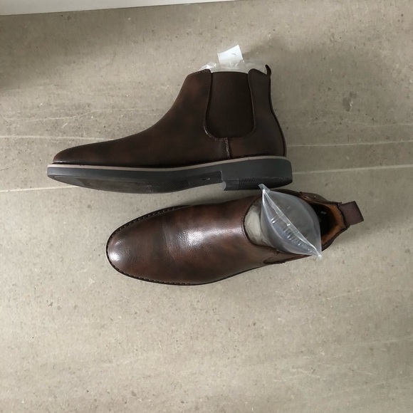 Boots - Brown leather - Chelsea - Brand New - Picture 2 of 4